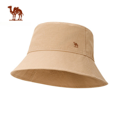 CAMEL CROWN  Cotton Nguyên Chất Mũ Ngư Dân Nam Nữ Chống Nắng Ngoài Trời Tấm Che Nắng Chống Tia Cực tím Mũ Câu Cá