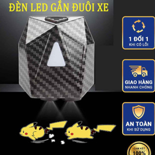  Đèn Led Trang Trí Gắn Đuôi Xe Máy Chiếu Phát Hình Ảnh Chuyển Động Anime Chất Liệu Sợi Carbon Nhẹ 