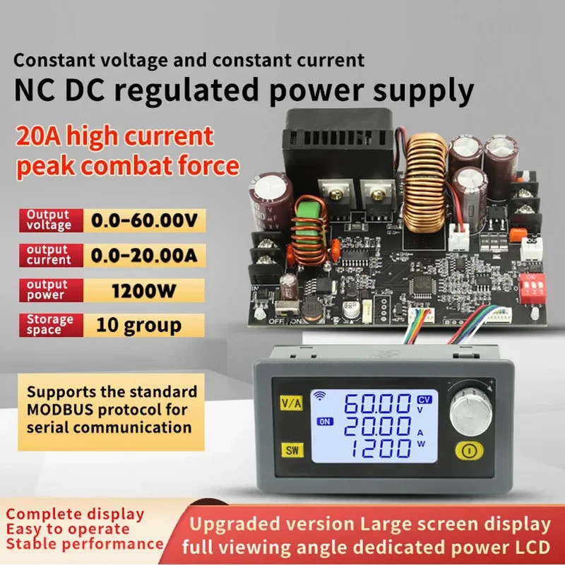 XY6020L CNC Có Thể Điều Chỉnh Trực Tiếp Dòng Điện Ổn Định Nguồn Điện Tấm Đế Điện Áp Không Đổi Và Dòn