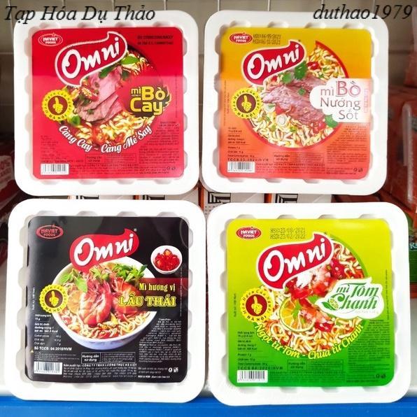 Mì Tôm chanh Omni Haviet Foods  bát 75g