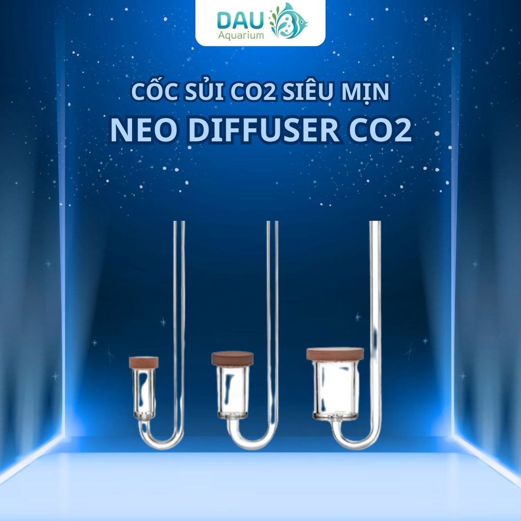 Cốc Sủi C02 NEO Siêu Mịn AQUARIO DIFFUSER - Khuyết tán C02 cho bể thủy sinh