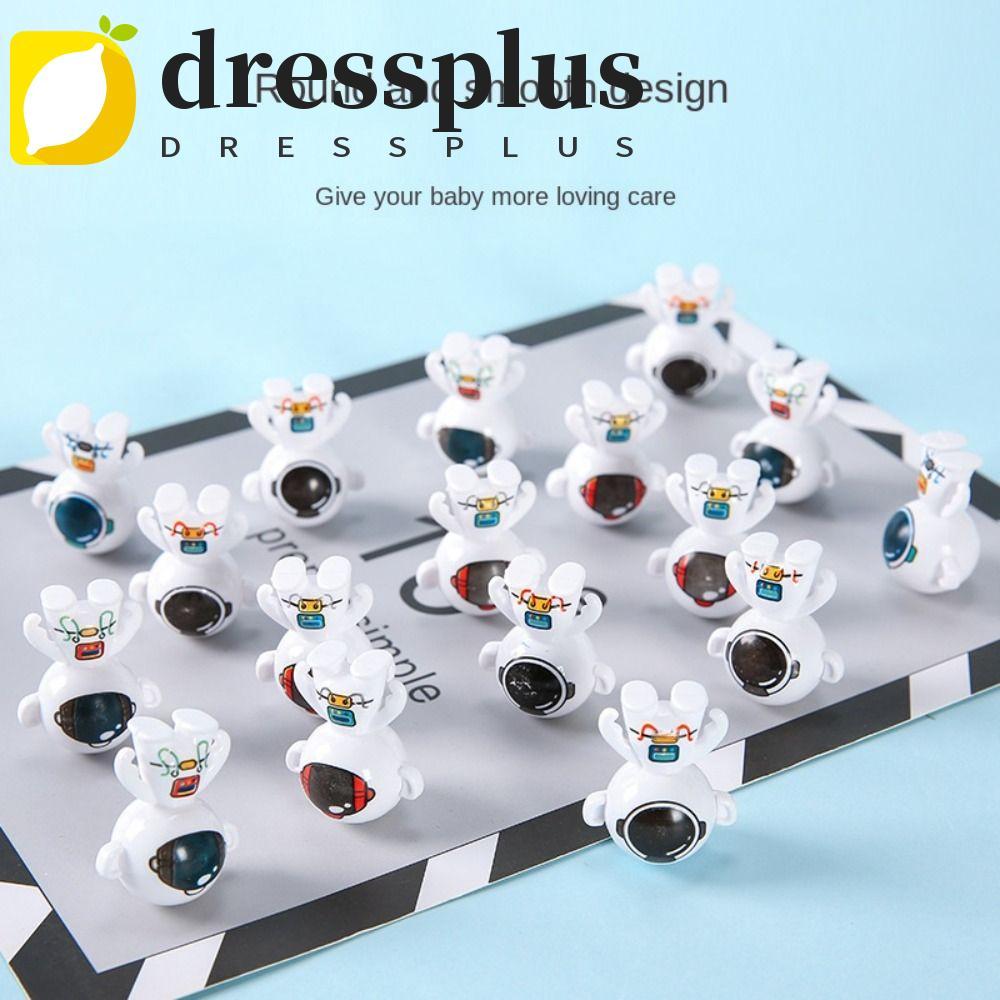 DRESSPLUS 10 Chiếc Spaceman Phi Hành Gia Để Bàn Bauble, Spaceman Xoay Ngược Mini Tumbler Đồ Chơi, Pi