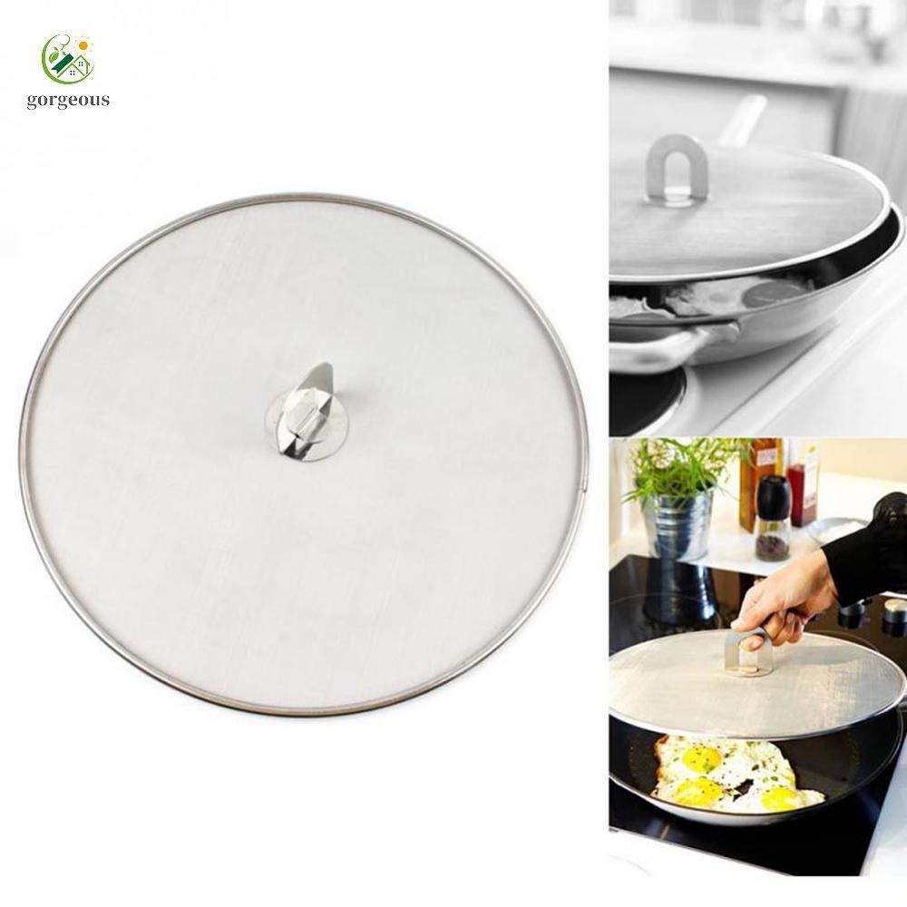 [FUXIN]Space saving Pot Lid with Durable Stainless Steel Oil Separation Filter