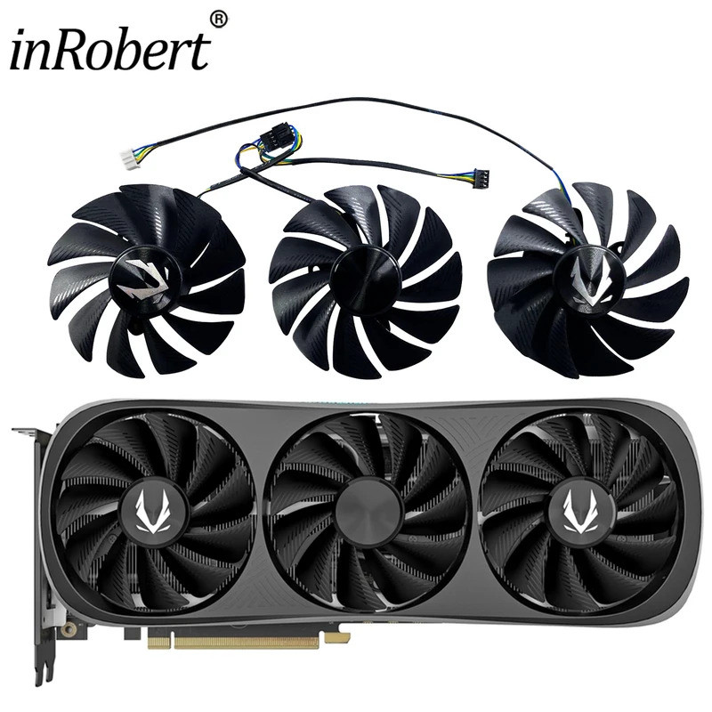 * Dành Cho ZOTAC Gaming GeForce RTX 4070 4070S 4070Ti 4070TiS 4080 Trinity Card Đồ Họa Làm Mát Thay 