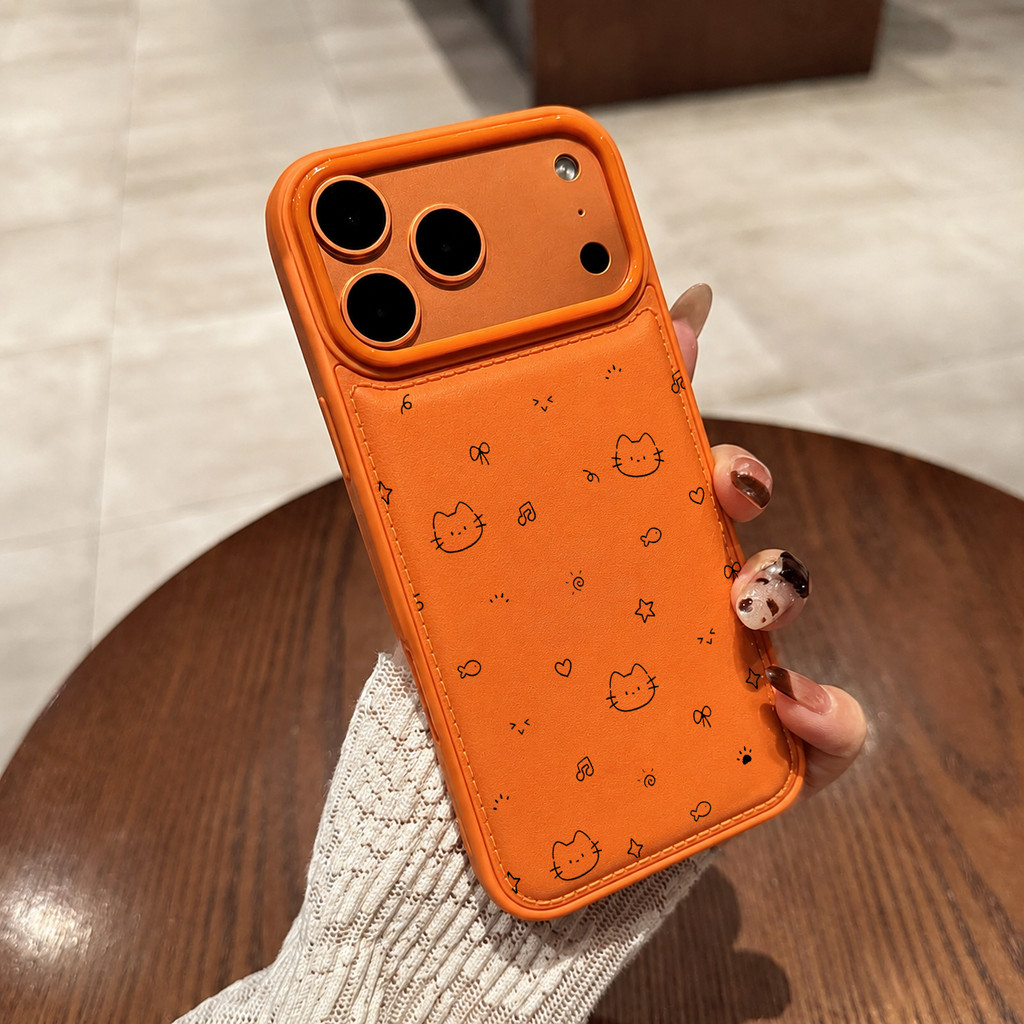 Ốp lưng mèo-iPhone Dễ thương Phong cách mát mẻ Chống sốc cho iPhone 17 16 15 14 13 12 11 Pro Max Plu
