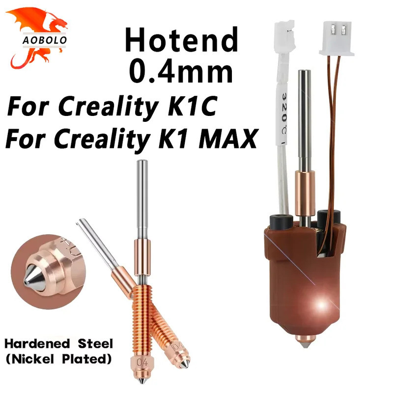 Dành Cho Creality K1C k1 Max Hotend Gốm Làm Nóng Khối Bộ 3D Máy In Phần Nhanh-Swap Vòi Phun Bộ Chịu 
