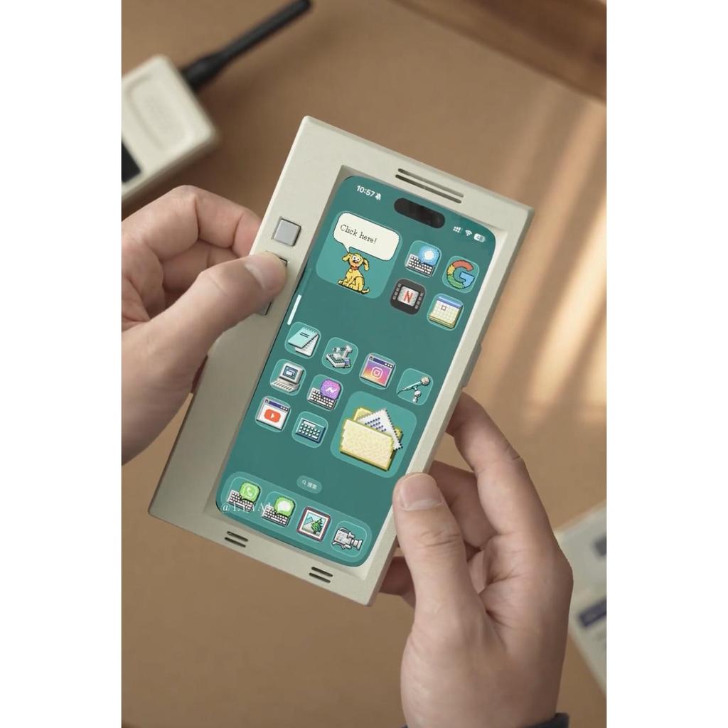 Hoài Cổ iPhone Bao Gồm Tất Cả 3D In DIY Cũ Thích Hợp iPhone Retro Vỏ Điện Thoại 2026