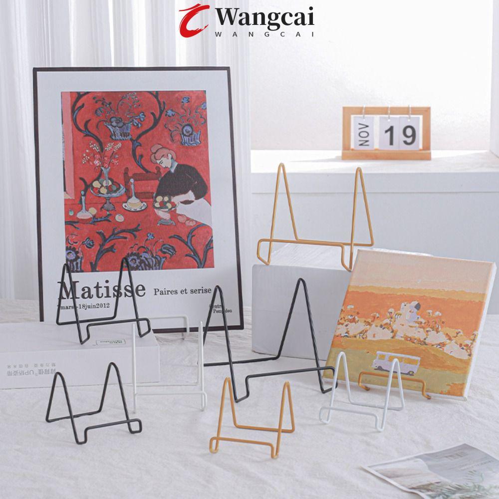 WANCAI Giá Để Sách, File Photo Iron Magazine Rack, Bộ Sưu Tập Hình Ảnh Đơn Giản Báo Giá Đỡ Để Bàn