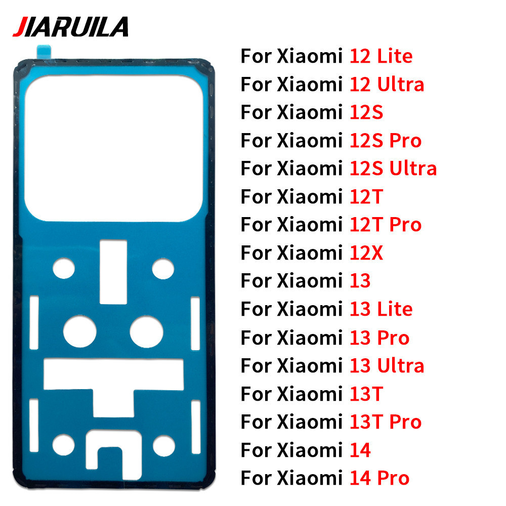 Miếng Dán Dính Chính Hãng Mặt Sau Vỏ Pin Băng Keo Cho Xiaomi Mi 12 Lite Ultra 12S Pro 12T 12X 13 Lit