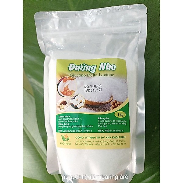 [Hàng chuẩn loại 1]Combo 3kg đường nho GDL Pháp
