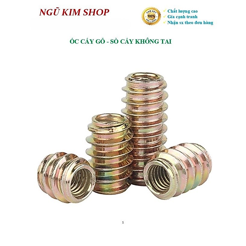 SÒ CẤY GỖ _ SÒ SẮT KHÔNG TAI M6, M8