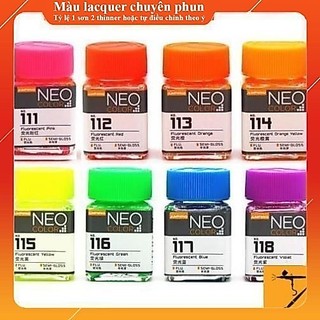 [ RẺ VÔ ĐỊCH ] Sơn mô hình NEO Jumpwind Color JW100 - JW118 (Màu huỳnh Quang)