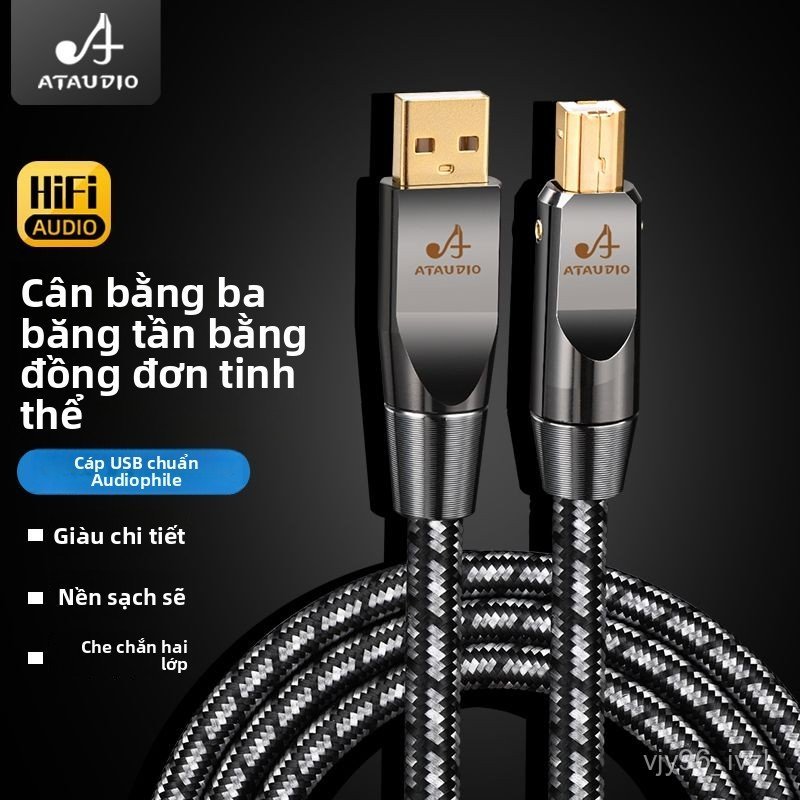 Cáp âm thanh Lightning sang Type-C cao cấp cho DAC máy nghe nhạc truyền tải tín hiệu thuần