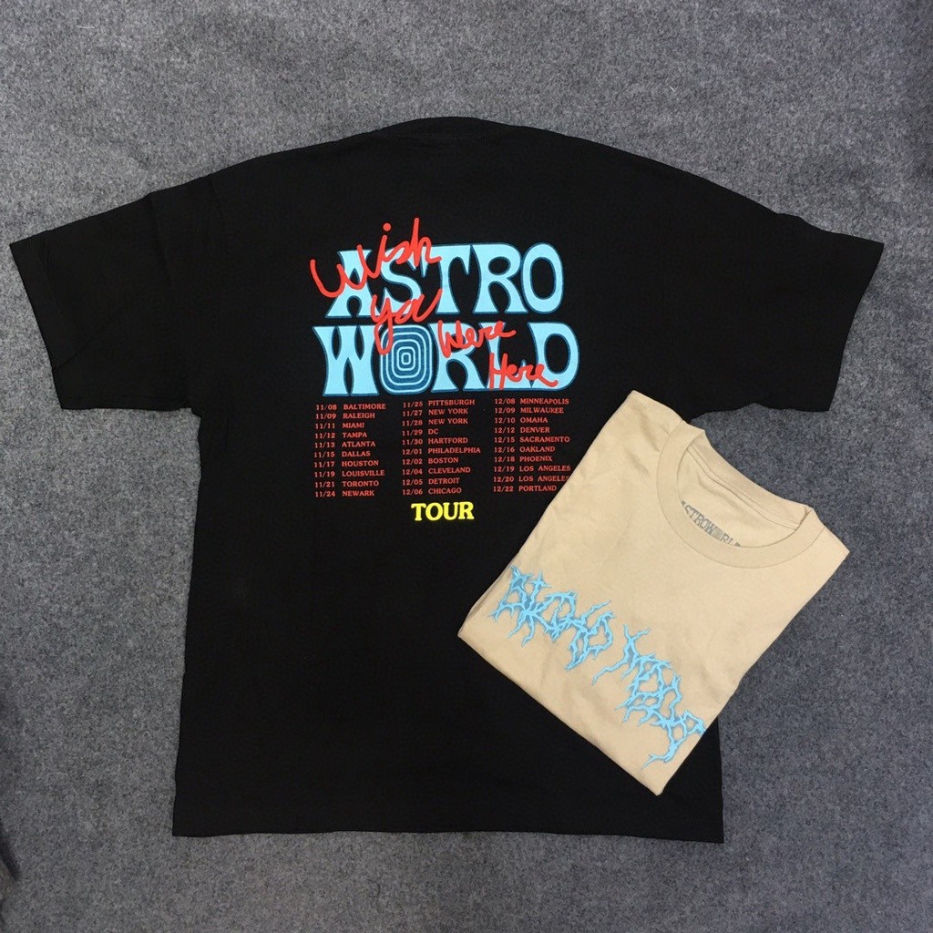 Mùa hè Travis Scott Cactus Jack Astroworld ✷ ❈ ❈ ❈ ❈ ❈ ✷ Áo thun