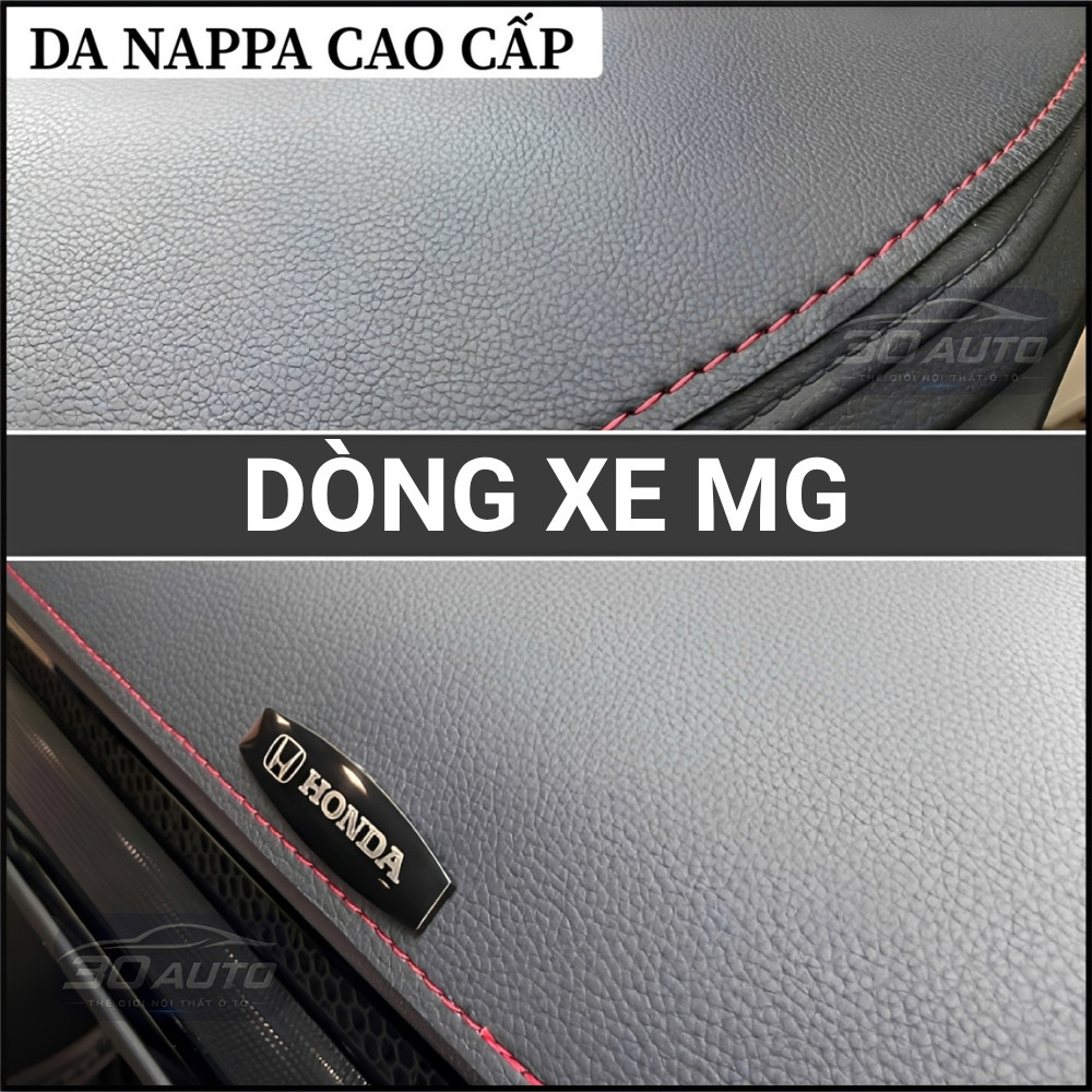 Thảm Taplo Da Pu Nappa MG5, MG ZS. MG HS, Thảm Phủ Taplo Da Cao Cấp Chuẩn Form, Dày Dặn, Chống Nóng,