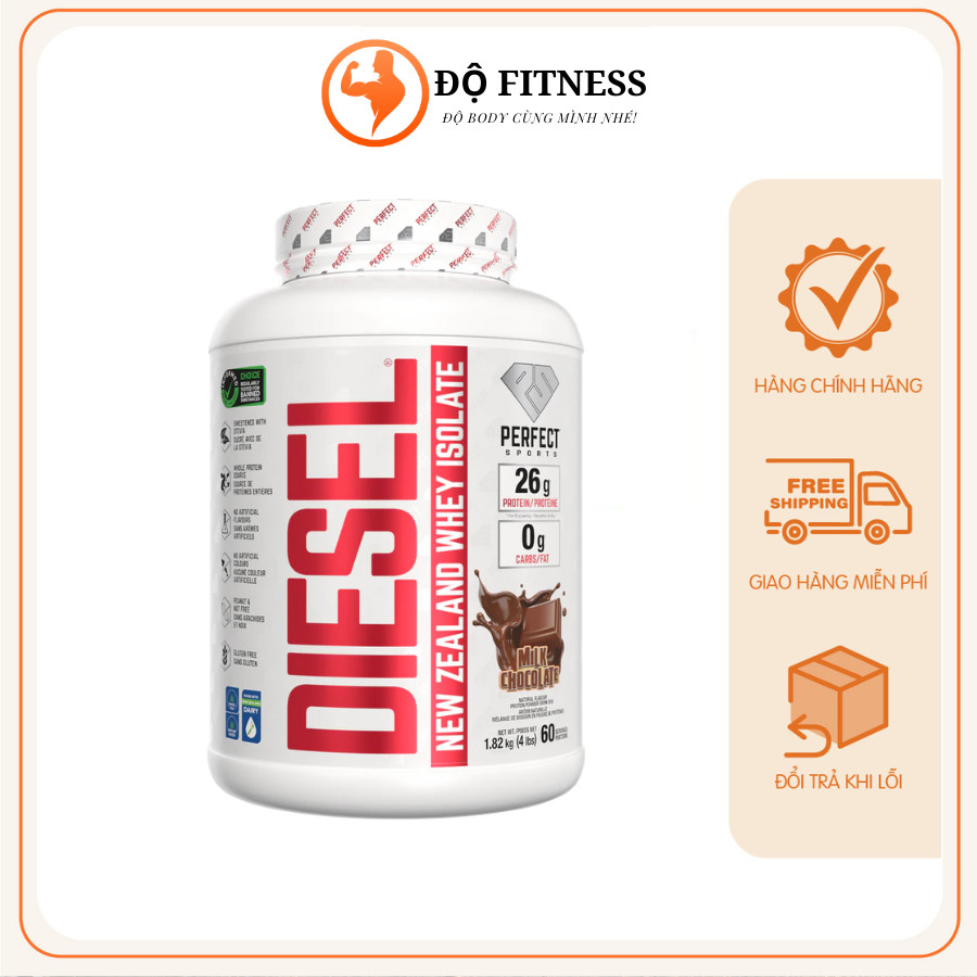Diesel Whey Protein Isolate 1.8kg (4LB) - Perfect Sports