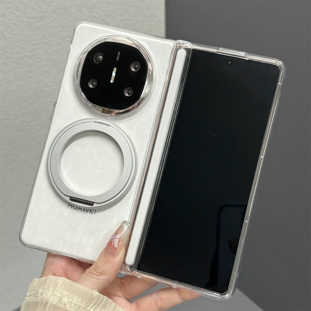 Trong suốt Bảo vệ trục trung tâm từ tính trong suốt Huawei MateX6 / X5 / X3 Vỏ điện thoại Glory Magi