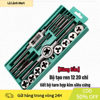 [COD] 【48h】Bộ taro tạo ren M3-M12 taro ren ngoài 20 chi 40 chi tiết bộ taro