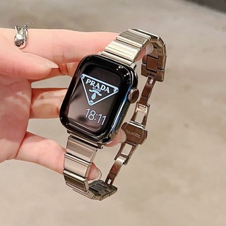  Dây đeo kim loại bằng thép không gỉ mỏng cho Apple Watch SE 3 2 45 41 38 40 42 44 46mm Ultra 3 2 49mm cho iwatch Series 11 10 9 8 7 