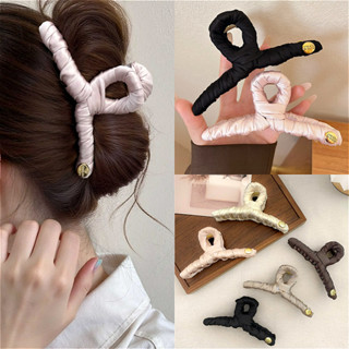  Kẹp Tóc Cá Mập Vải Đen Thời Trang Cho Nữ 