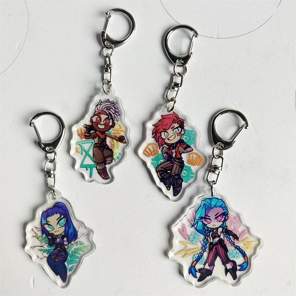 Anime Arcane Season 2 game Arcane League of Legends Jinx Vi Mica Friends Girl  Jewelry Fashion  Char