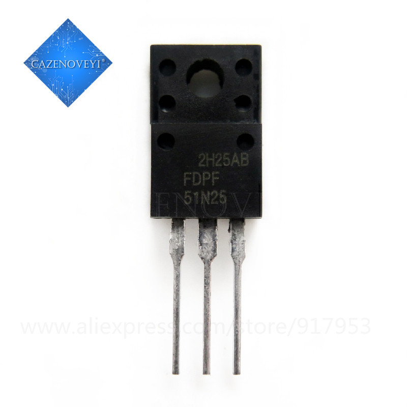 10 mảnh FDPF51N25 51N25 TO-220F chip gốc mới