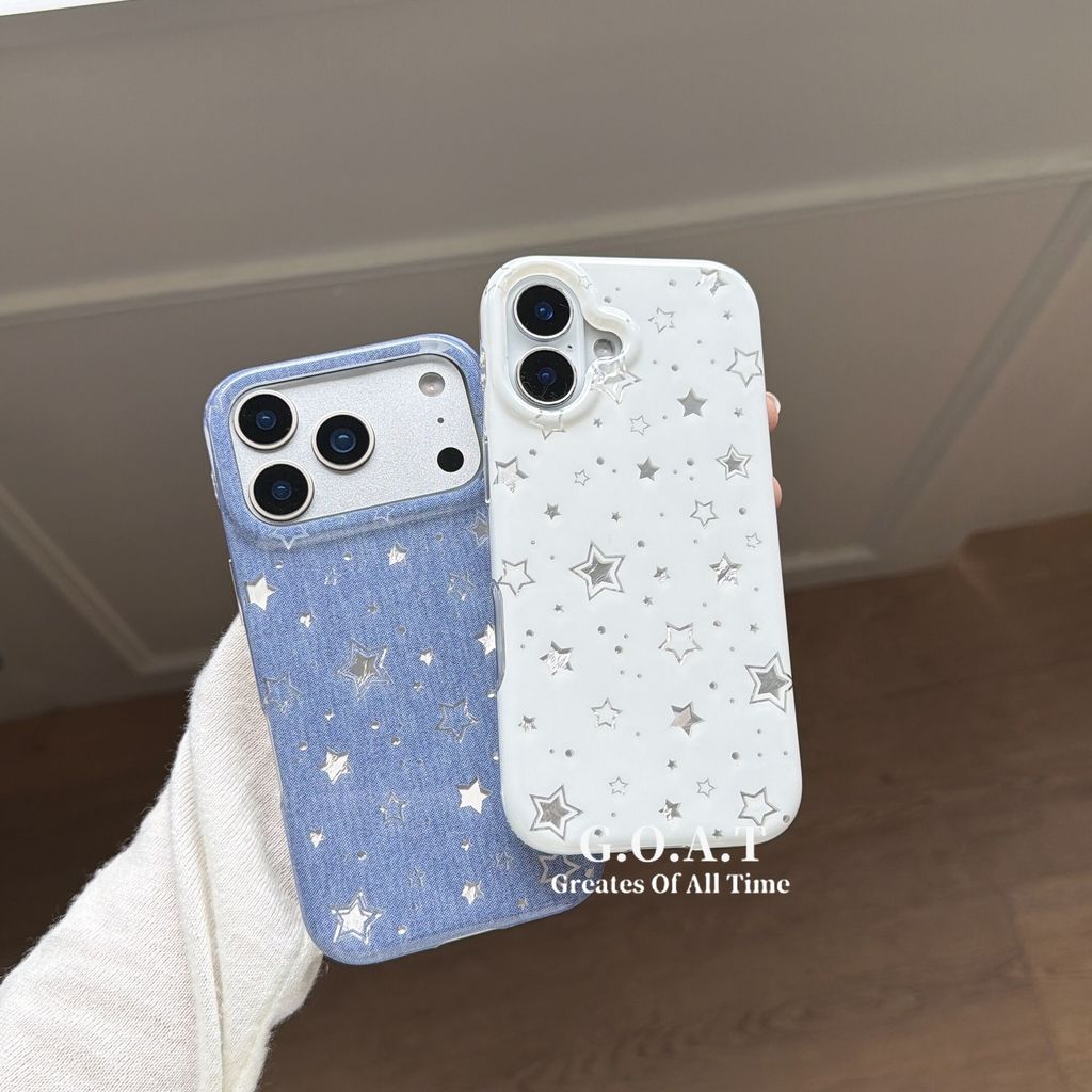 G.O.A.T Bright Anti Cowboy Star Vỏ Tương thích cho iPhone 17 pro max iPhone 17 16 15 pro iPhone 17 Ố