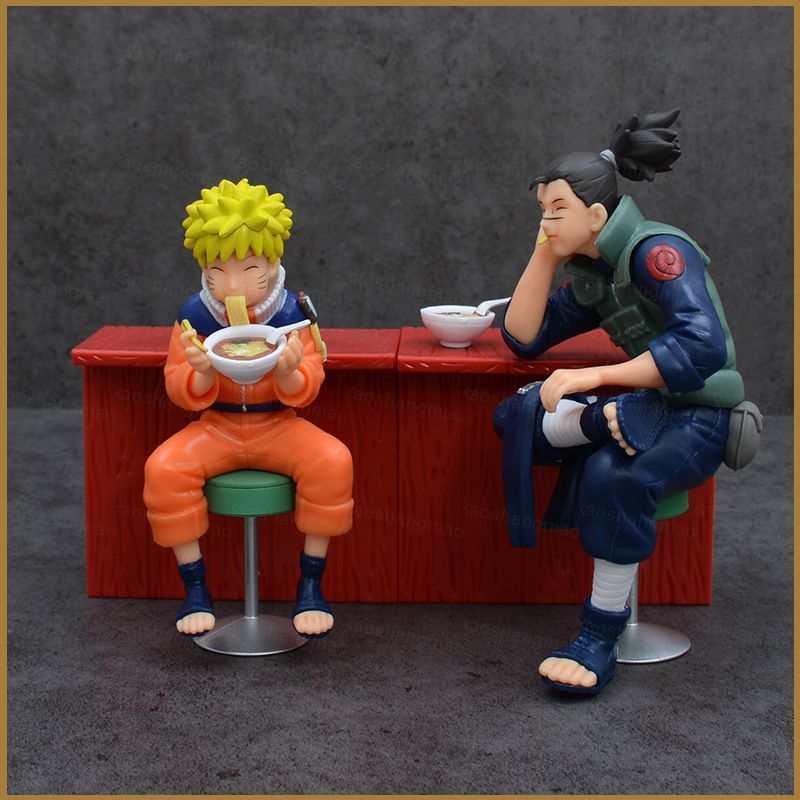 HK2 NARUTO Uzumaki Naruto Umino Iruka Ichiraku Ramen Cảnh Nhân Vật Hành Động Anime Bộ Sưu Tập Trang 