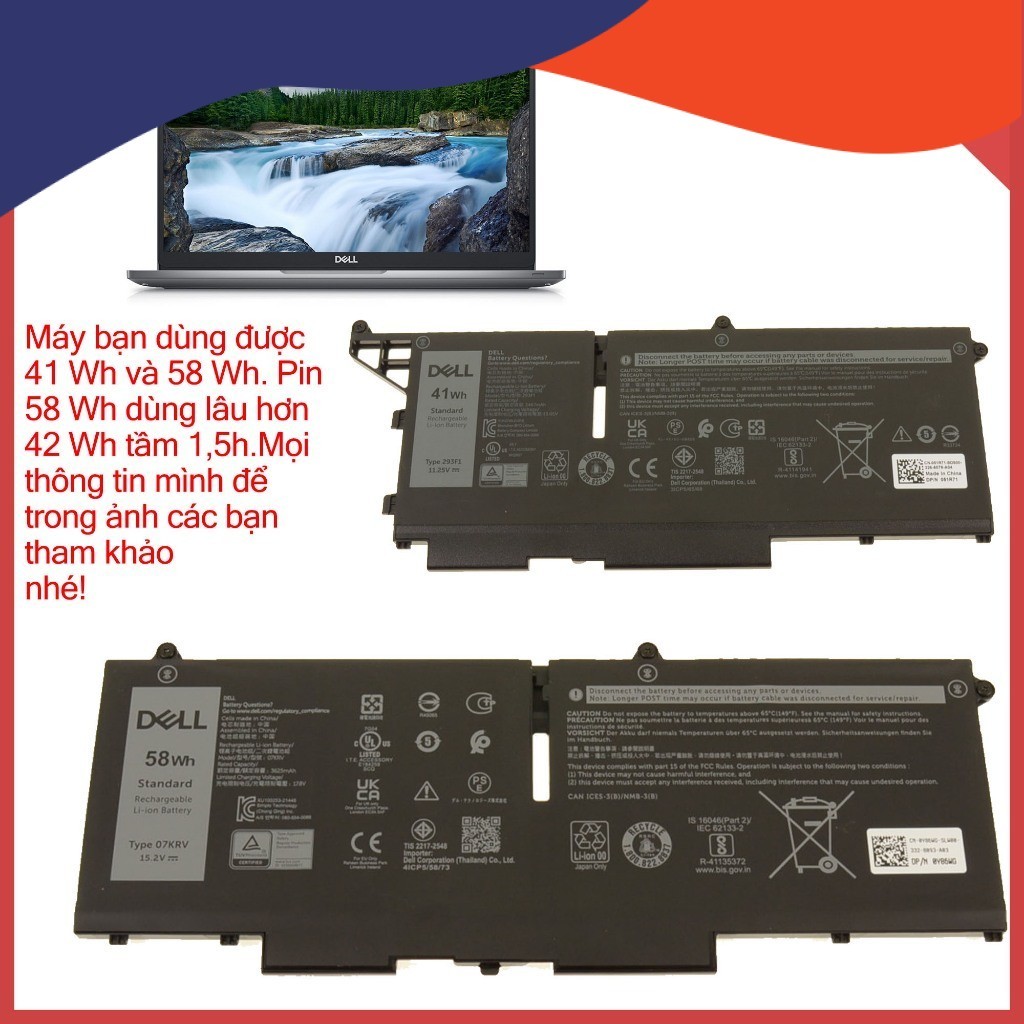 Pin Thay Thế Laptop Dell Latitude 5330