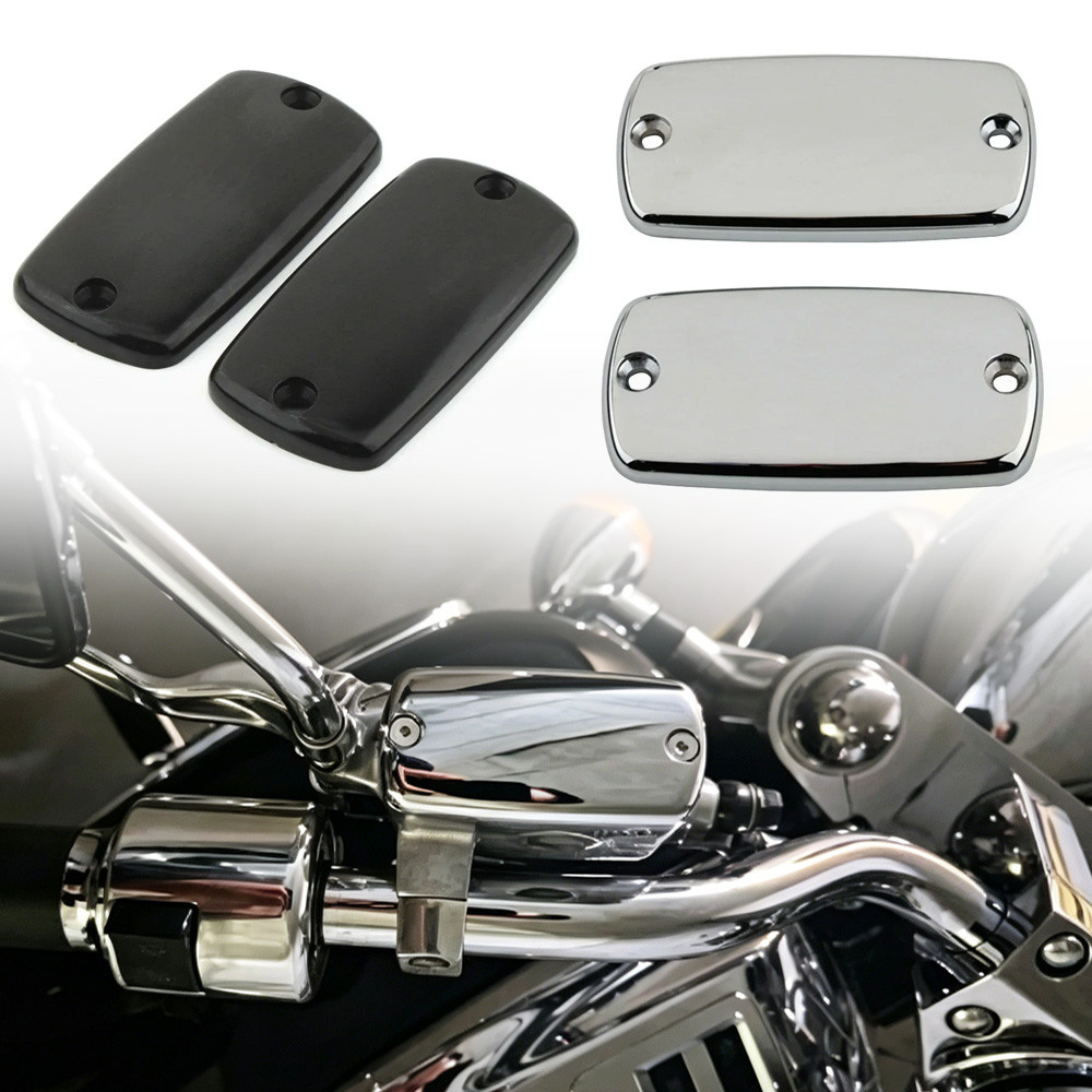 Cặp CNC Xe Máy Phanh Chất Lỏng Nắp Chứa Cho Xe Honda Valkyrie Goldwing 1500 1800 GL1500 GL1800 VTX 1