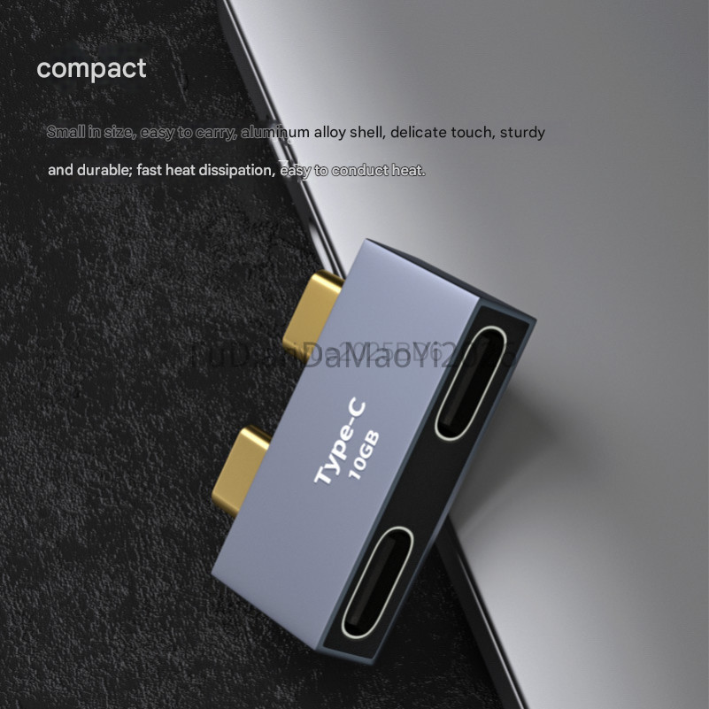 FUDIANDA USB C HUB Docking Station Dual Type-C sang Multi USB Splitter Adapter cho MacBook Thunderbo
