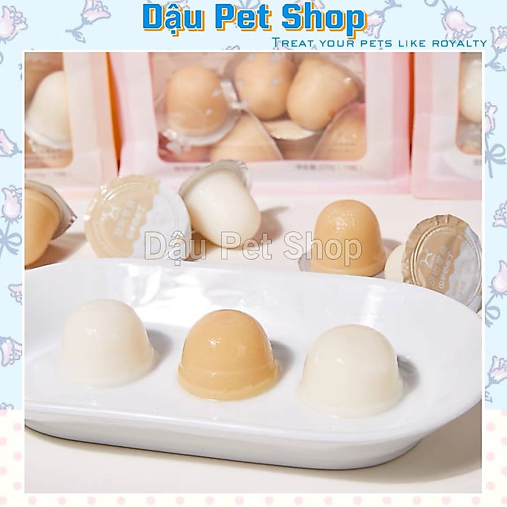 🐐🥛COMBO Pudding Sữa Dê Cho Mèo – Bổ Sung Canxi, Dễ Tiêu Hóa, Phù Hợp Mọi Độ Tuổi