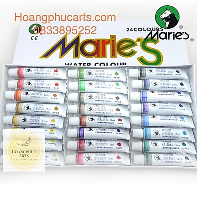 Màu nước Marie’s loại 12/18/24 màu