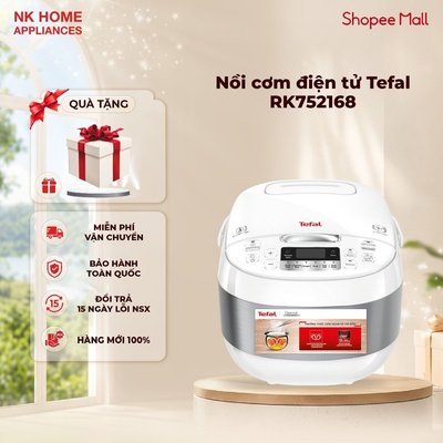 Nồi cơm điện tử Tefal RK752168 - 1.8L, 750W - Bảo hành chính hãng 24 tháng