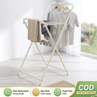 Móc treo quần áo gấp gọn treo tường, giá phơi đồ chống gỉ cho ban công phòng tắm, chịu lực bền đẹp