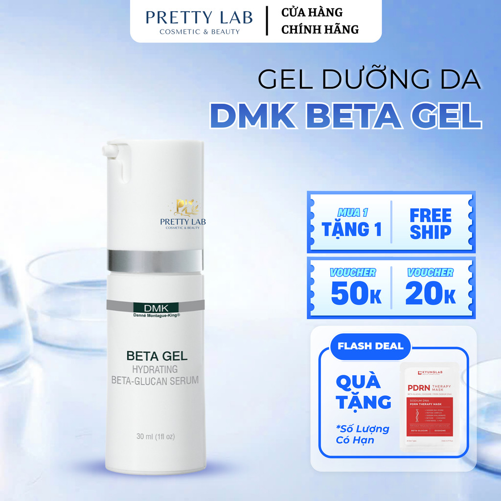 (Công Ty) Gel DMK Beta Gel Hỗ Trợ Phục Hồi, Làm Dịu & Cấp Ẩm Da Nhạy Cảm 30ml