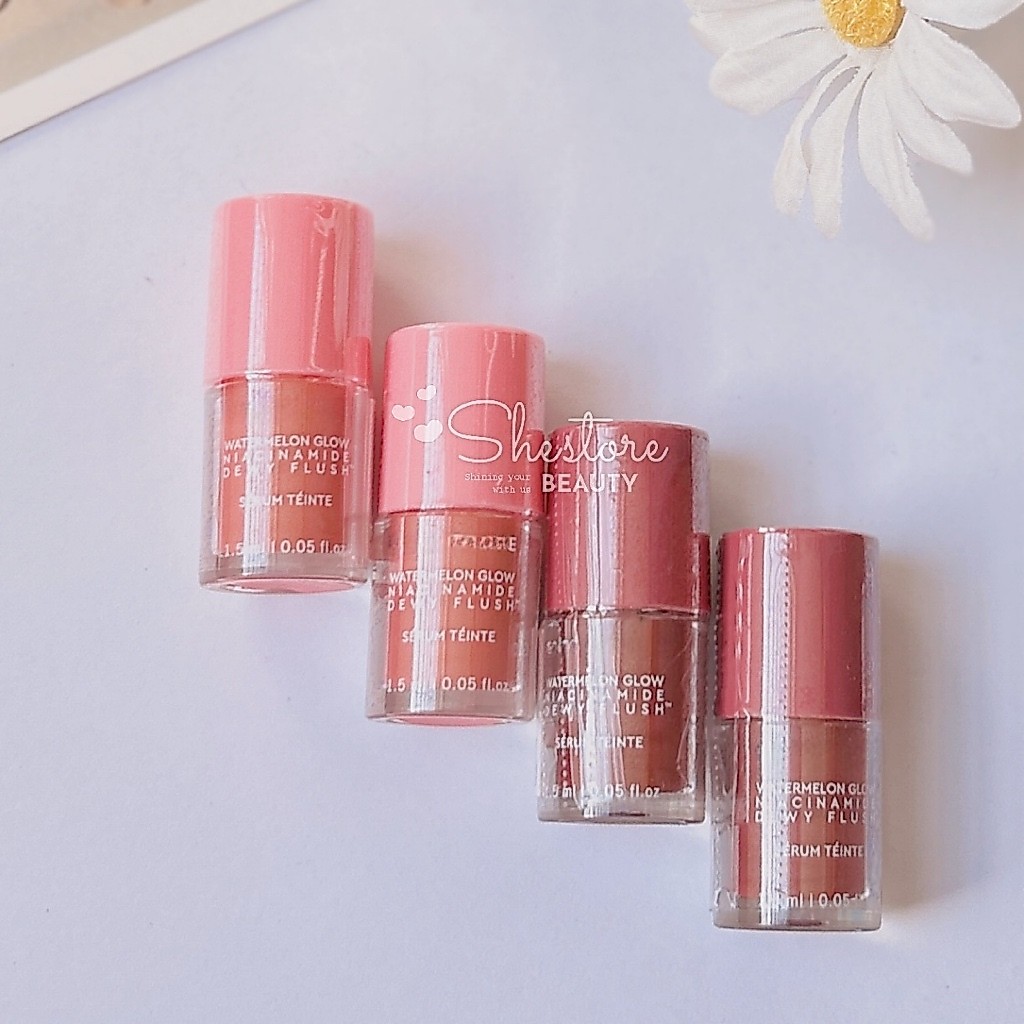 [Bill US] Má hồng dạng serum Watermelon Glow Dewy Flush màu Watermelon / Berry mini 1.5ml