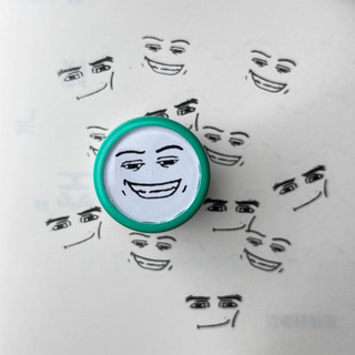 Vui nhộn và Quirky Emoji Stamp Press-Type Nhật ký Tem Văn phòng phẩm sinh viên