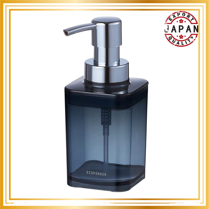 Asvel Dispenser Pump Bottle Collection - Dark Navy & White Choices for Shampoo, Conditioner, and Soa