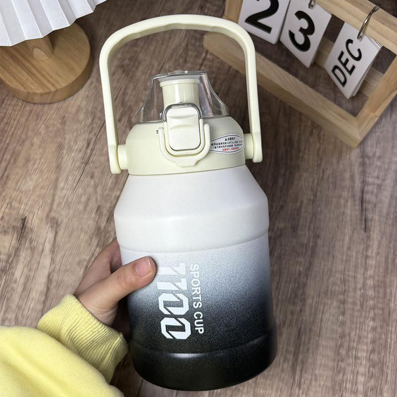 1100ML Large Capacity316Stainless Steel Water Cup Insulated Cup Cold Retention Outdoor Straw Portabl