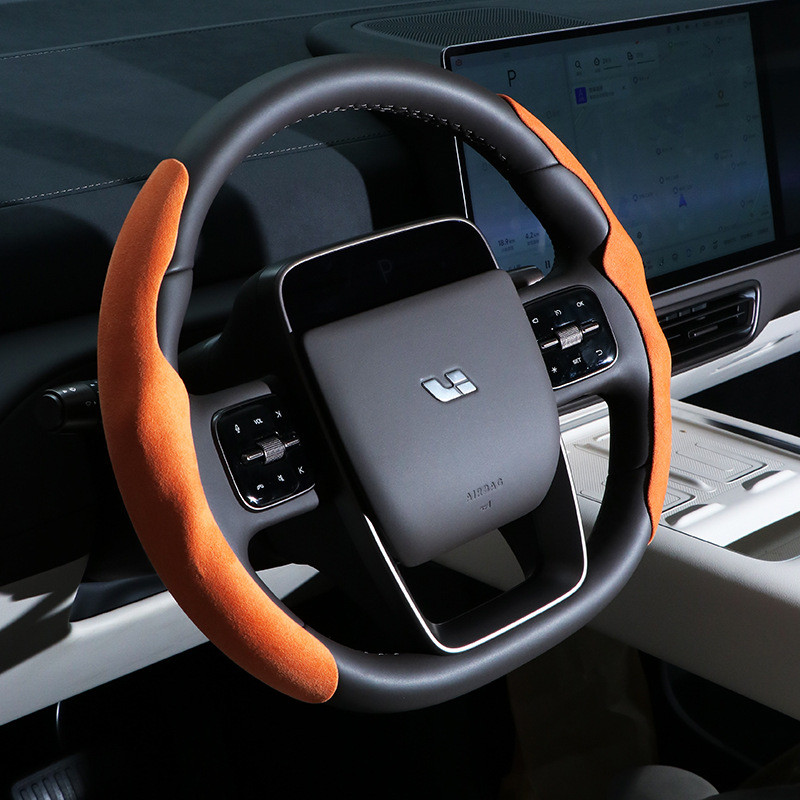 Vỏ bọc vô lăng chuyên dụng trên ô tô lý tưởng ALGANTARA L678 / L9 / MEGA / i8 Vỏ bọc tay cầm chống t