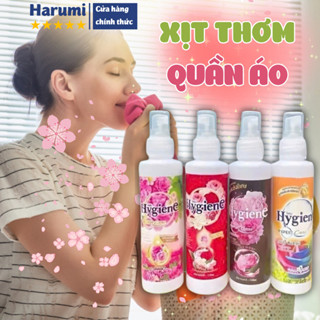  Nước Xả Vải Khô HyGienC Plus Giữ Hương Thơm Lâu Trên Quần Áo Vải Chăn Mền Xịt Thơm Quần Áo Lưu Hương Lâu Hygiene 