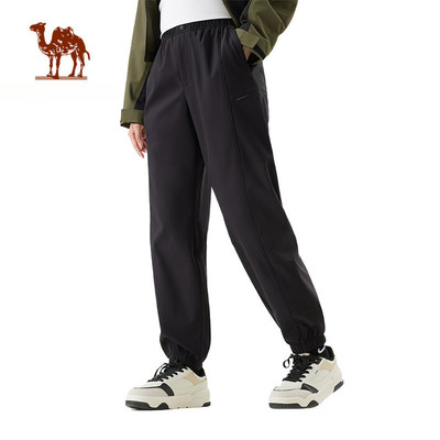CAMEL CROWN  Ngoài Trời Tấn Công Vỏ Mềm Quần Nam Nữ Plus Nhung Ấm Áp Chống Nước Đi Bộ Đường Dài