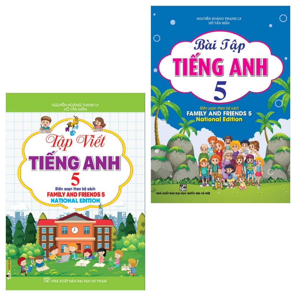 Sách - Bài Tập Tiếng Anh + Tập Viết Tiếng Anh Lớp 5 - Cuốn 2 Cuốn - Family And Friends 5 National Ed