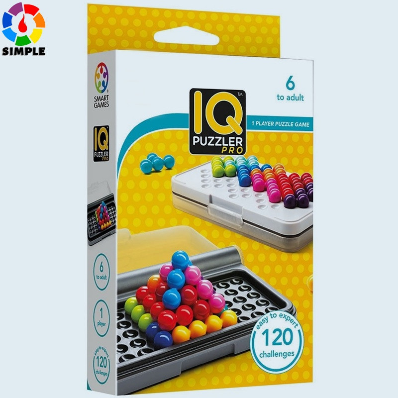 Đồ Chơi Trí Tuệ IQ Smart Games 120 Thử Thách – Từ Dễ Đến Khó Giúp Bé Phát Triển Tư Duy Logic