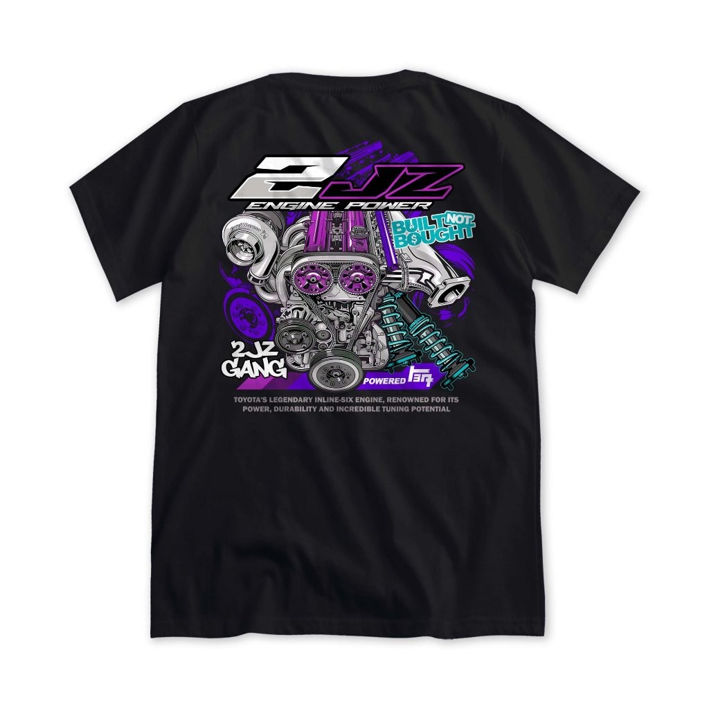 Bán Chạy Áo Thun Xe JDM Toyota Supra MK4 Cotton, Phù Hợp Nam Nữ