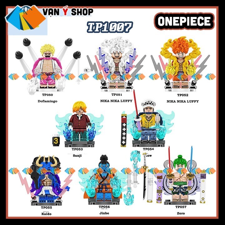 Đảo Kho Báu Mô hình Nhân vật Nika Nika Luffy Law Kaido Doflamingo Mô hình Zoro Jnbe TP1007