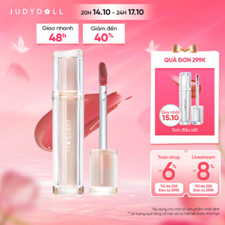 JUDYDOLL Son tint Iced Tea Watery Lip Gloss Môi bóng căng mọng Không dính Nhẹ môi 2,4g