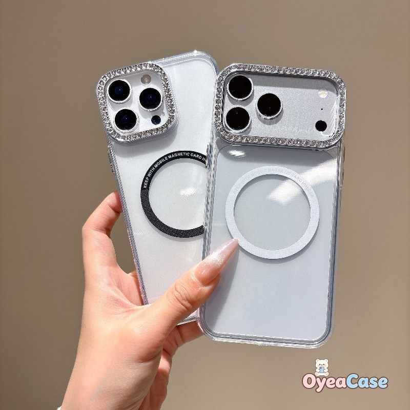 Vỏ khung kim cương giả từ tính trong suốt cho Vivo Y13 Y12 Y12A Y12S Y11 Y11S Y10 Y5S Y3S T4X T4 T3 