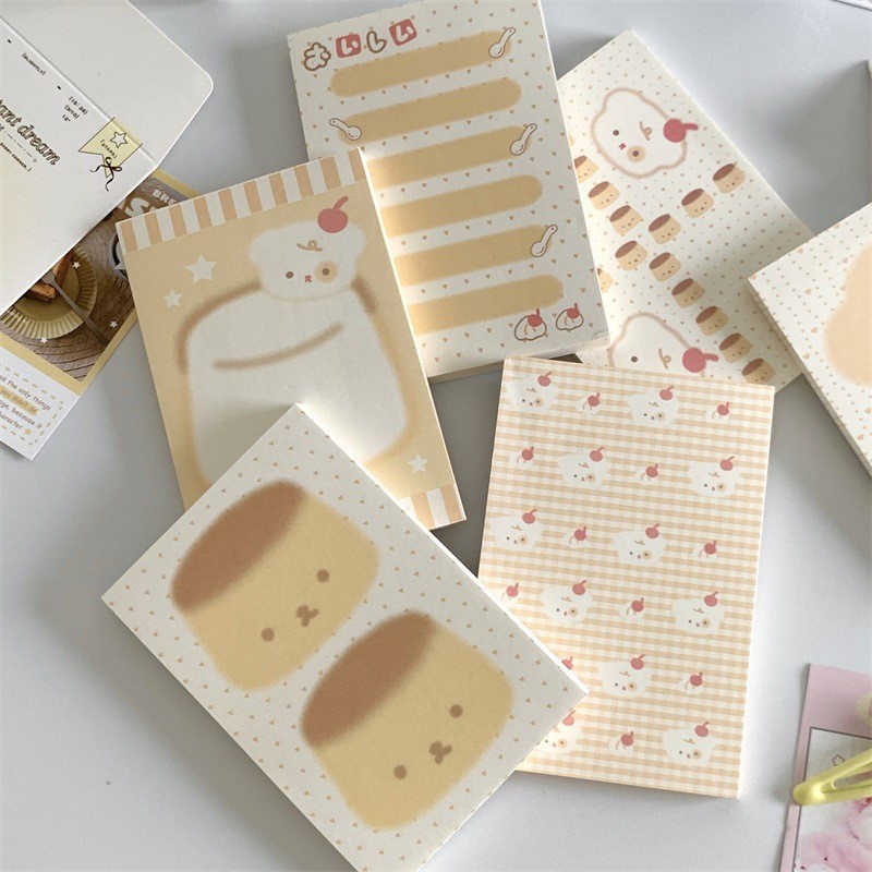 Notepad Dễ Thương Không Dính ins Xuất Hiện Có Thể Xé Học Lập Kế Hoạch Sáng Tạo Học Văn Phòng Phẩm No